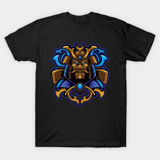 samurai art vector design T-Shirt by EMTEHA